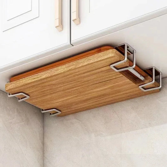 Porte-Éponges de Cuisine Adhésif en Acier Inoxydable